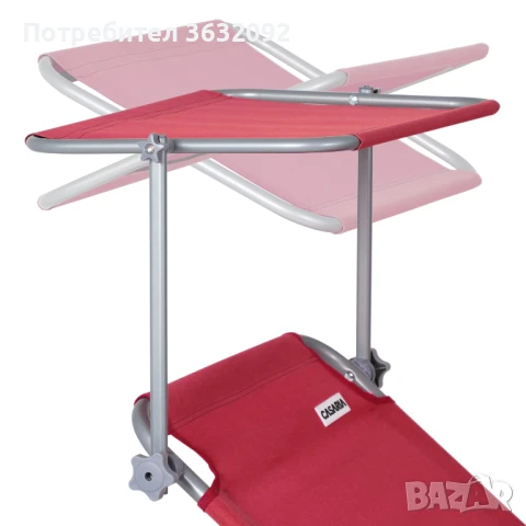  Сгъваем шезлонг със сенник , снимка 3 - Къмпинг мебели - 51141241