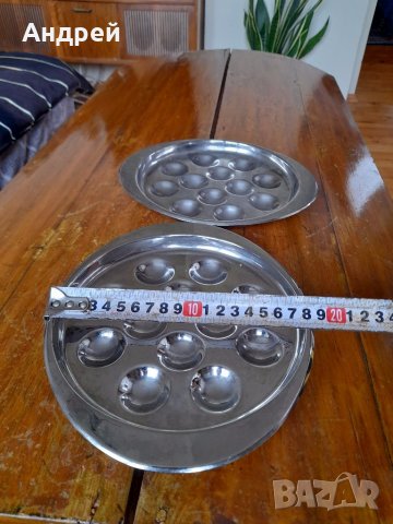 Стар поднос,чиния за яйца, снимка 4 - Други ценни предмети - 41459603