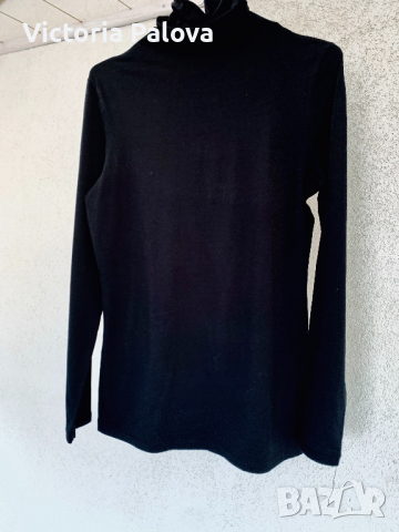 Уникално тънко памучно поло, снимка 2 - Блузи с дълъг ръкав и пуловери - 36249789