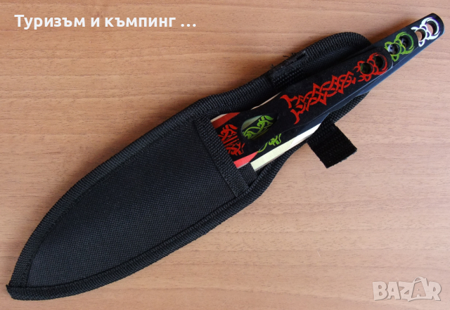 Ножове за хвърляне / цветни /, снимка 3 - Ножове - 44665725
