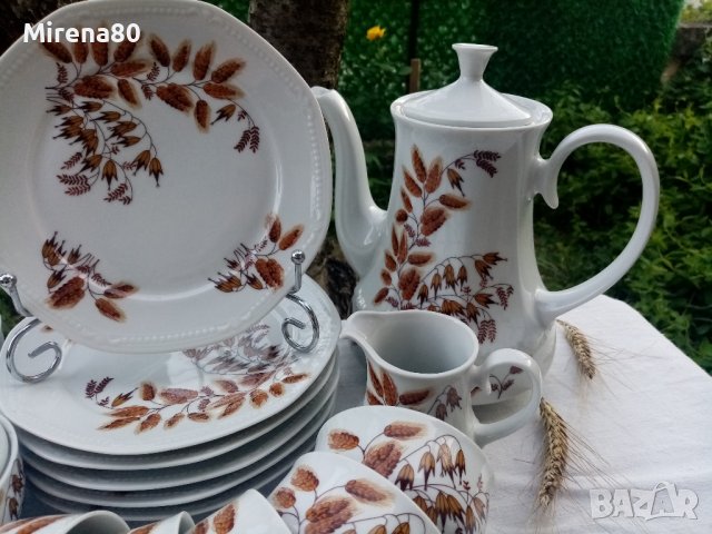 * Mitterteich Bavaria * - старинен сервиз житен клас, снимка 5 - Сервизи - 41768938