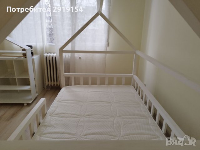 Детско легло тип къщичка, снимка 4 - Мебели за детската стая - 39081428