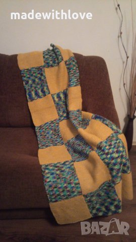 Ръчно плетено одеало /плетиво подарък hand made/, снимка 1 - Други - 34850449
