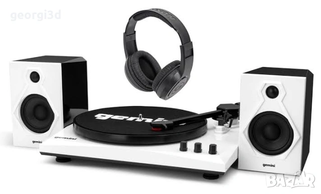 грамофон с колони Gemini , снимка 3 - Грамофони - 53170989