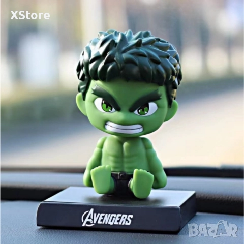 Фигурки с клатеща се глава за кола – Hulk, Thanos, Luffy, снимка 2 - Аксесоари и консумативи - 52482992