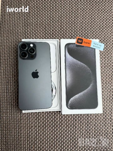 512GB❗️100% Батерия✅  iPhone 15 PRO MAX❗️ Лизинг от 29€/мес ✅Black Titanium 
