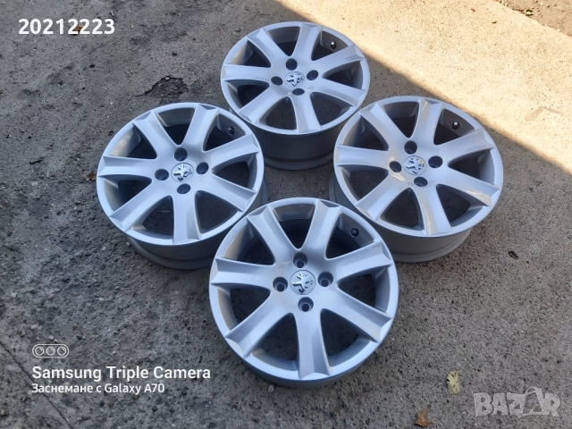 4 броя алуминиеви джанти за Peugeot 2008,208,207,307 16, снимка 5 - Гуми и джанти - 51523212
