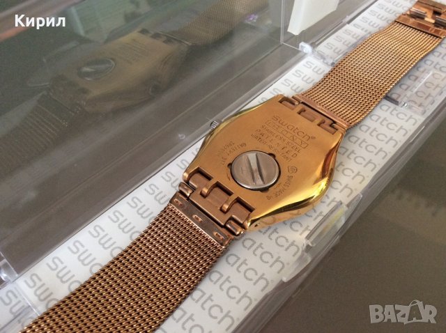 Swatch YLG408G / YLG450C / YLG124G (2бр. розе и класическо златно), снимка 3 - Дамски - 39820765
