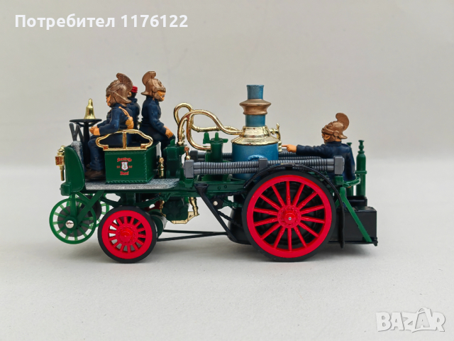 Matchbox MOY YS-43 1905 Busch - Self Propelled Fire Engine Мачбокс Пожарна Кола Олдтаймер, снимка 8 - Колекции - 44720074