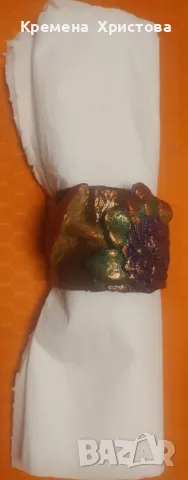 Комплект пръстени/рингове/ за салфетки , снимка 3 - Други - 49665133