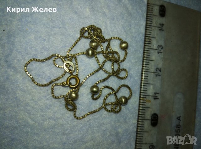 ПОСРЕБРЕНО СТАРО ФИНО ВИНТИДЖ АРТ КОЛИЕ от БЛАГОРОДНА НЕРЪЖДАЕМА СТОМАНА с ПЕЧАТ 925 ЛАНЧЕ 40047, снимка 6 - Колиета, медальони, синджири - 42437509