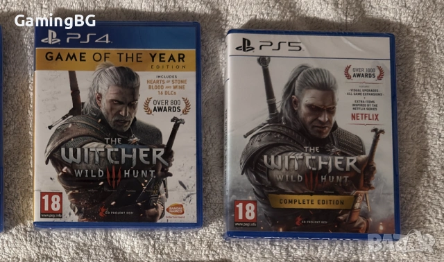 чисто нова The Witcher 3: Wild Hunt Complete Edition за PS5 и PS4