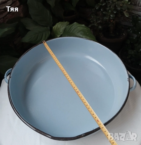 Голяма емайлирана тава с улей , снимка 6 - Съдове за готвене - 52557675