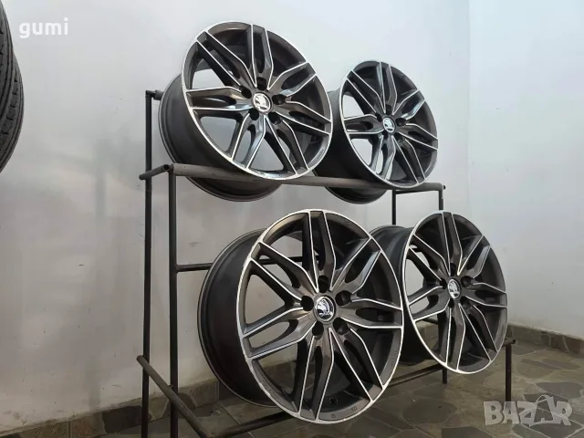 4бр 17ски джанти за SKODA, SEAT, VW 5х100мм A170968 , снимка 5 - Гуми и джанти - 56137057