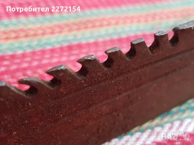 Масивен ловен нож с трион, снимка 3 - Ножове - 51327603