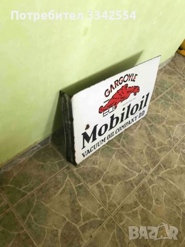 СТАРА ЕМАЙЛИРАНА-ДВУСТРАННО ТАБЕЛА ОТ НАЧАЛОТО НА МИНАЛИЯ ВЕК-60Х40 СМ, снимка 6 - Други ценни предмети - 49807636