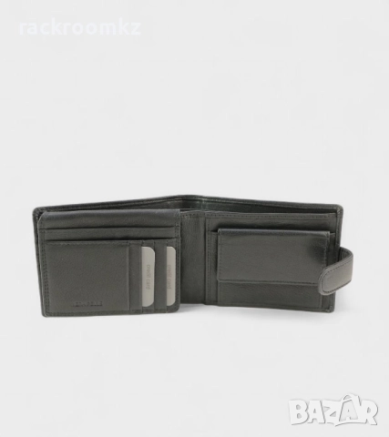 Mъжки портфейл от естествена кожа със закопчаване Biagiotti LB-7671-56, снимка 3 - Портфейли, портмонета - 51546037