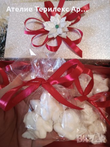 Коледен подарък!Кутия с 15 сапунчета ангелчета, снимка 3 - Декорация - 34570344
