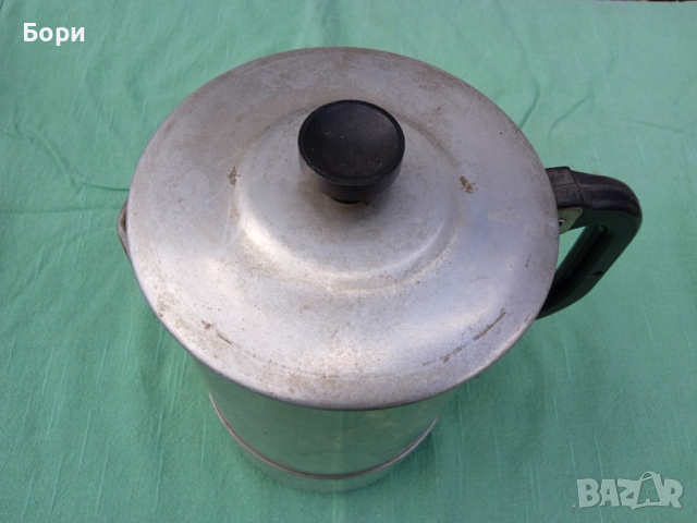 Стара електрическа кана алуминиева, снимка 2 - Аксесоари за кухня - 36143971