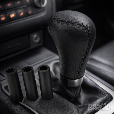 Топка за скоростен лост универсална шита кожа