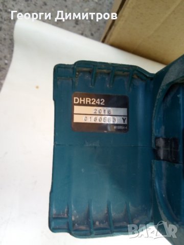 акумулаторен безчетков перфоратор три функции Makita DHR242, 18V, 2.0 J, снимка 5 - Перфоратори - 39728627