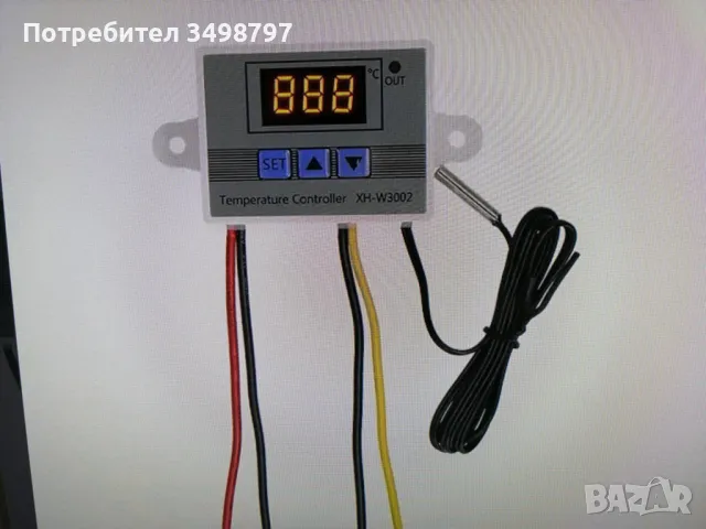 W3002 Цифров LED Температурен Контролер 10A Термостат Регулатор , снимка 2 - Друга електроника - 48073706