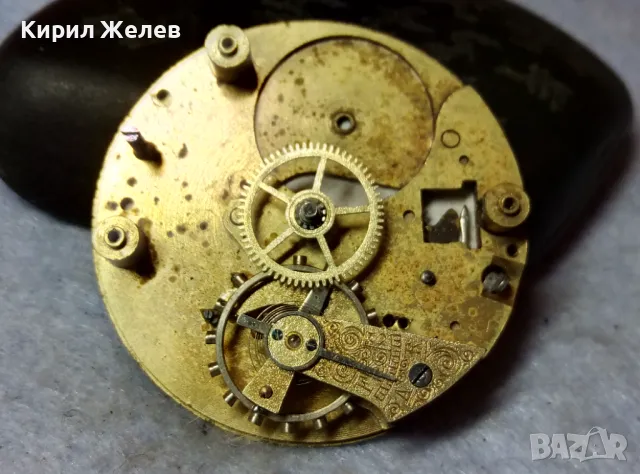 ЧАСТ от МЕХАНИЗЪМ от СТАР РЯДЪК ШВЕЙЦАРСКИ ДЖОБЕН ЧАСОВНИК със ЗДРАВ БАЛАНС и РИМСКИ ЦИФЕРБЛАТ 49691, снимка 10 - Антикварни и старинни предмети - 48578905