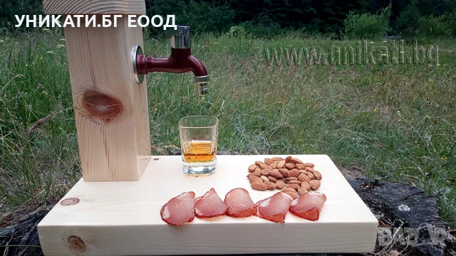 Чешмичка за алкохол с дъска - Подаръци за юбилей и годишнина, снимка 2 - Други - 50790127