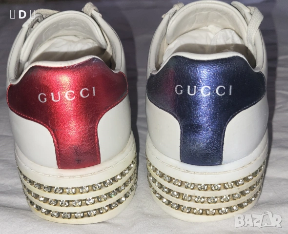 GUCCI ACE на платформа с кристали 39 ОРИГИНАЛНИ, снимка 6 - Маратонки - 53869582