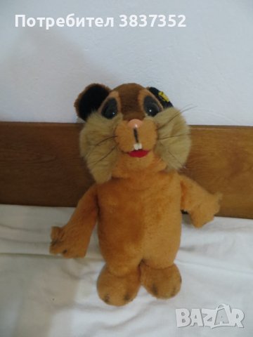 Винтидж плюшена играчка Бобър original steiff