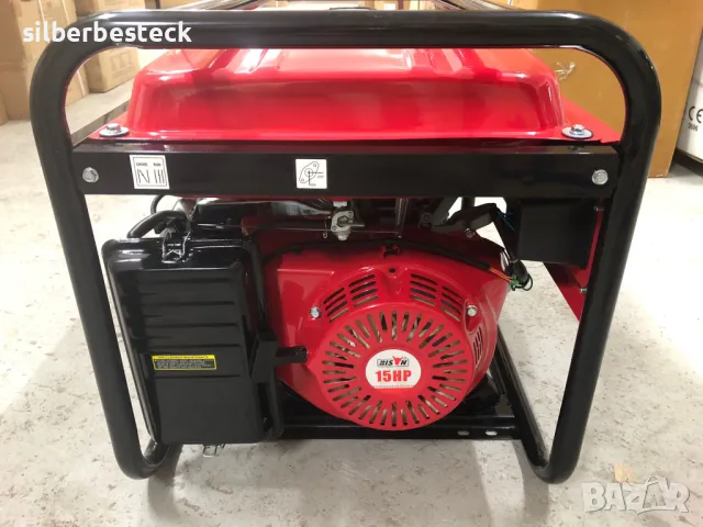 Бензинов генератор за ток 6.5 kW , снимка 3 - Други машини и части - 48439118