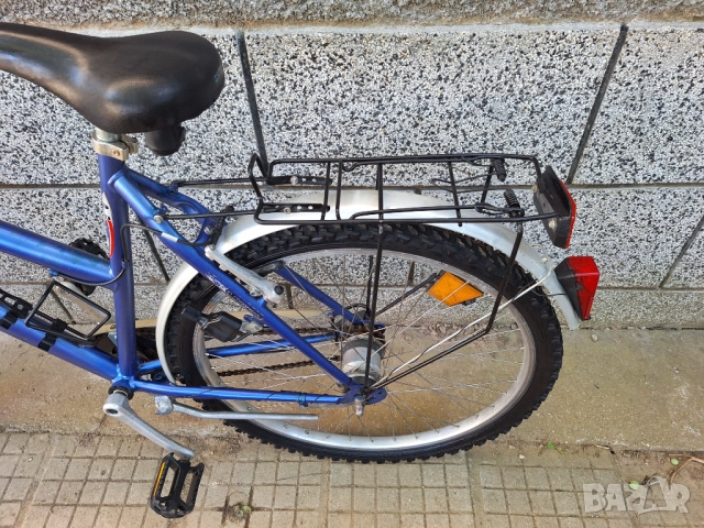 Велосипед градски 26 цола с калници и багажник отличен, снимка 14 - Велосипеди - 51750282