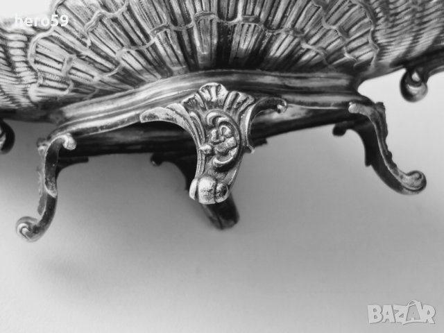 WMF-посребрена боnбониера(гондола) 1890 год./сребро сребърна/, снимка 8 - Антикварни и старинни предмети - 40939129