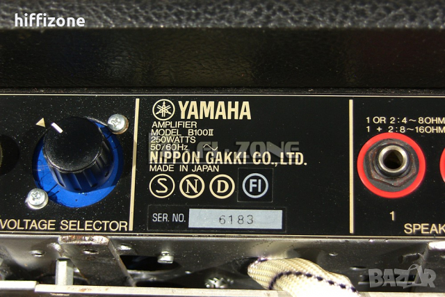 Усилвател Yamaha b100ll, снимка 8 - Ресийвъри, усилватели, смесителни пултове - 36147185