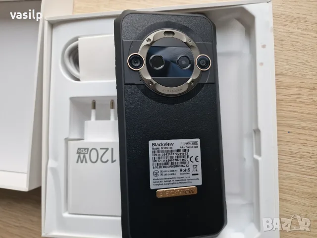 Удароустойчив Blackview BL9000 Pro, IP69, 12+24 GB RAM / 512GB памет, тройна Samsung + FLIR термична, снимка 5 - Други - 55856997