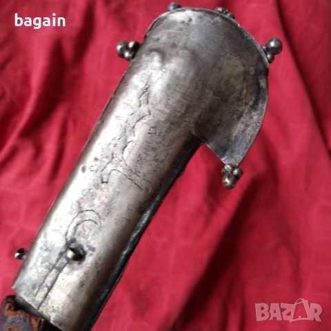 Шашка, карабела, нож, дръжка, сребро.., снимка 2 - Антикварни и старинни предмети - 52331561