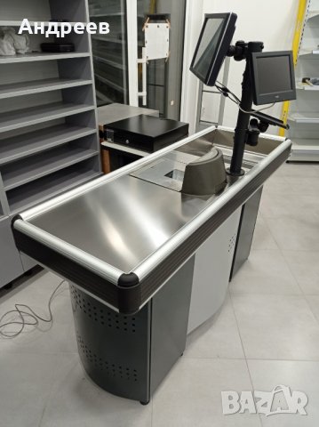 Каса за магазин / Касово място/ с вграден баркод скенер Магелан 8402 и везна Бизерба, снимка 11 - Оборудване за магазин - 31840999