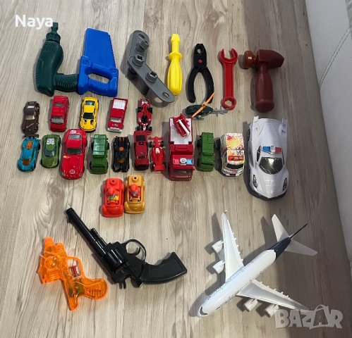 Играчки за момче:инструменти, коли, самолет -30 броя, снимка 1 - Други - 42673041