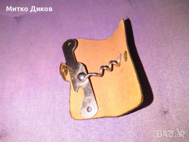 Маркова отварачка тирбушон в калъвче естествена кожа Лондон, снимка 3 - Колекции - 41045834