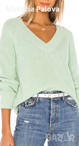 Красива блуза LUCIA с V-деколте, снимка 10 - Блузи с дълъг ръкав и пуловери - 35603684