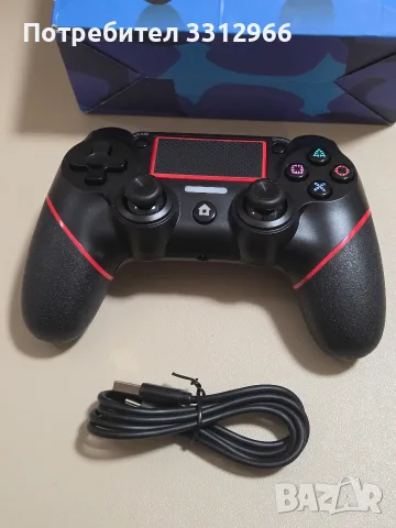 Чисто нов безжичен контролер (геймпад), съвместим с конзоли PlayStation 4 (всички версии: Standard,, снимка 2 - Аксесоари - 55937926