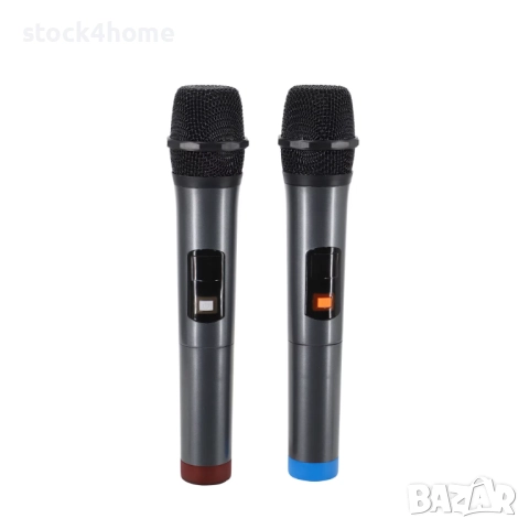 Мощна преносима тонколона с батерия, bluetooth, 2 безжични микрофона, 15 инча, 2115ADM-CB Alien, снимка 3 - Тонколони - 52721446