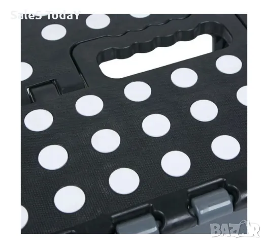 Сгъваем стол, тип табуретка, Пластмаса, 29x22x32см, снимка 2 - Мебели за детската стая - 48989729