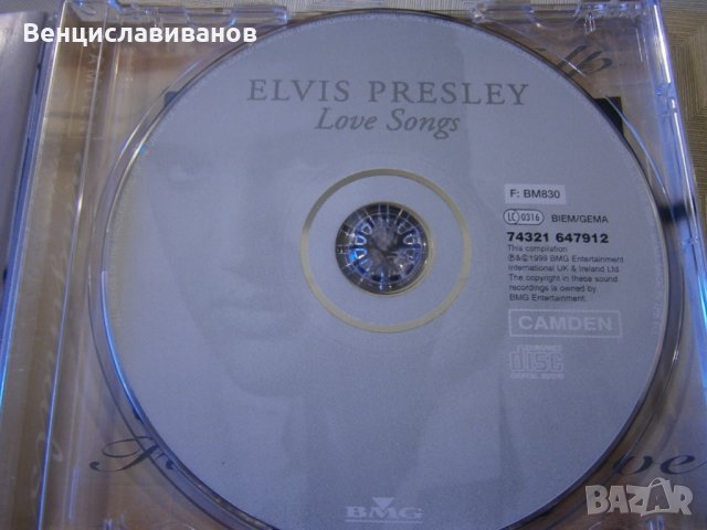 ELVIS PRESLEY - Love Songs / ОРИГИНАЛЕН сборен диск - НОВ !, снимка 3 - CD дискове - 35960608