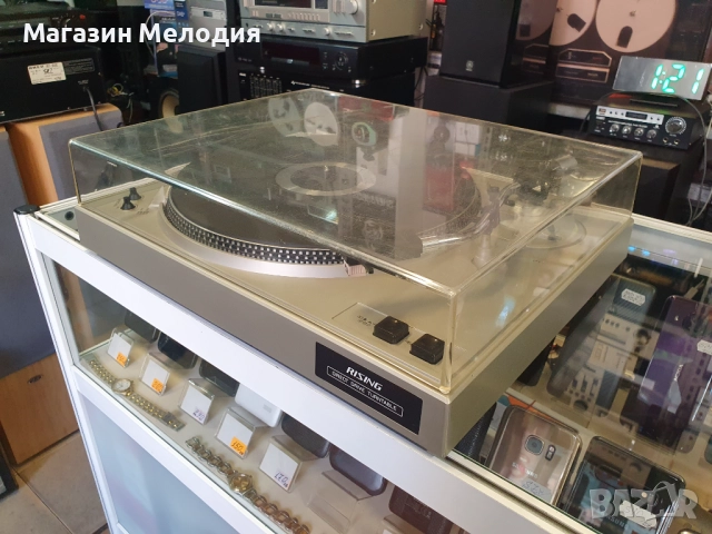 💽📻📀🎶Грамофон Direct Drive Rising TH-6000 В отлично техническо и визуално състояние., снимка 15 - Грамофони - 46398080