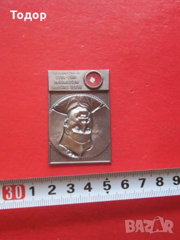 Бронзова икона  знак значка , снимка 2 - Колекции - 33812168