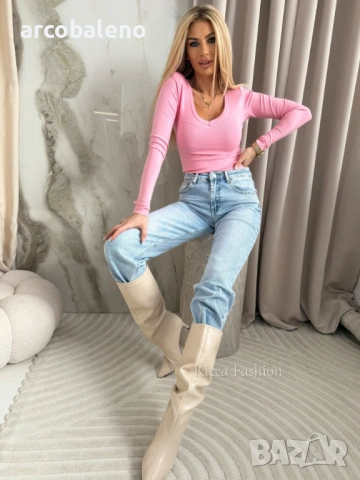 Дамска блуза с дълги ръкави, 9цвята , снимка 14 - Блузи с дълъг ръкав и пуловери - 53186687