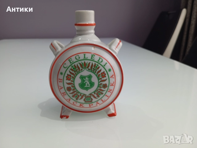 Стара порцеланова бъклица маркирана, снимка 2 - Други - 52480681