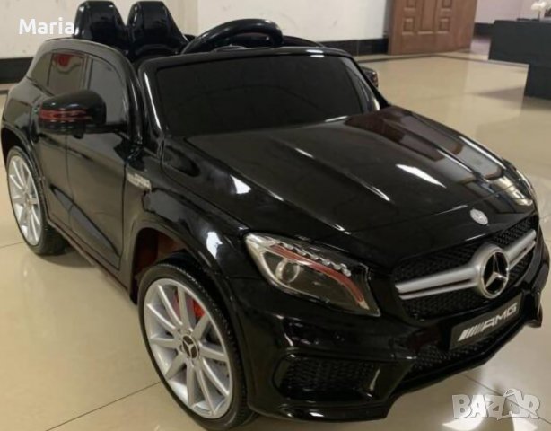 Акумулаторен джип Mercedes GLA45 12V батерия,MP3, с меки гуми с Кожена седалка, снимка 6 - Детски велосипеди, триколки и коли - 39001281