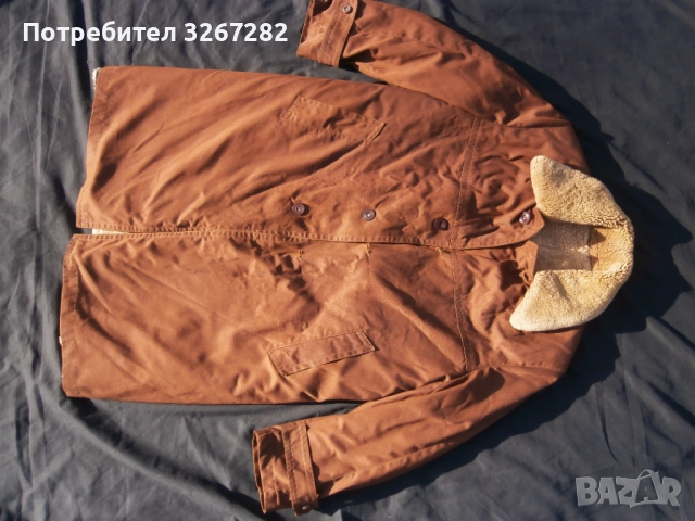 Шуба,Брезент,Естествена,Агнешка,Кожа